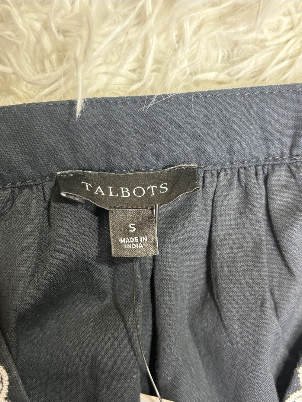 Talbots EMBROIDERED TIERED DRESS - Picture 4 of 10